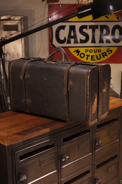 valise cuir ancienne 1900